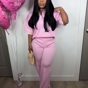 Pink Women's two piece set